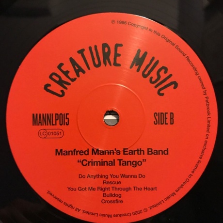 Manfred Mann'S Earth Band - Criminal Tango (5060051334627) виниловая пластинка - фото 4