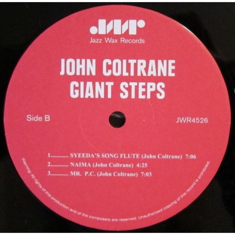 John Coltrane - Giant Steps (8436028696772) виниловая пластинка - фото 4