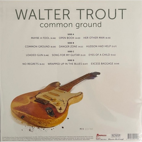 Walter Trout - Common Ground (Translucent Green) (8719262041103) виниловая пластинка - фото 2