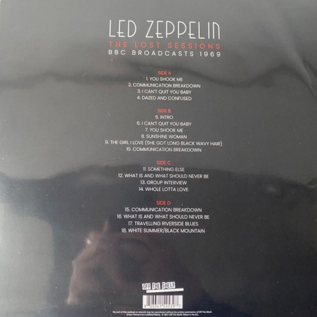 Led Zeppelin - The Lost Sessions (0803341545397) виниловая пластинка - фото 2