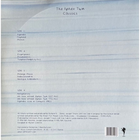 Aphex Twin - Classics (5055274710976) виниловая пластинка - фото 2