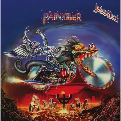 Judas Priest - Painkiller (Blue + White Marble) (0198029164213) виниловая пластинка - фото 1