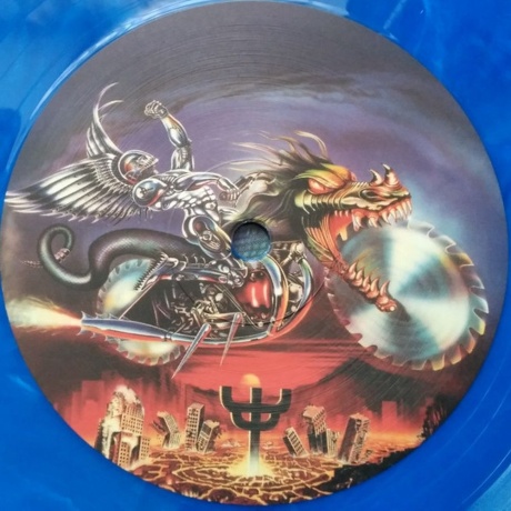 Judas Priest - Painkiller (Blue + White Marble) (0198029164213) виниловая пластинка - фото 2