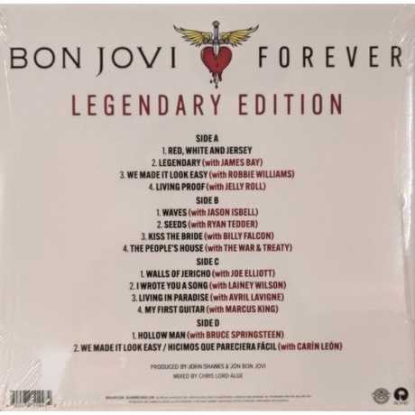 Bon Jovi - Forever (Legendary Edition) (0602478114472) виниловая пластинка - фото 3