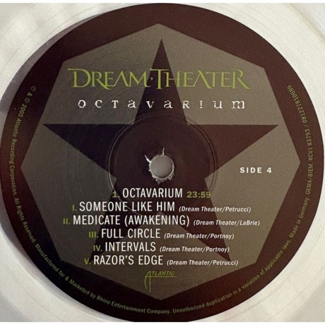 Dream Theater - Octavarium (Clear) (0081227810689) виниловая пластинка - фото 6