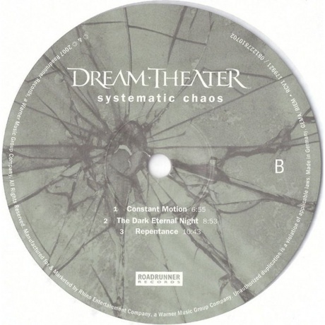 Dream Theater - Systematic Chaos (Clear) (0081227810702) виниловая пластинка - фото 5
