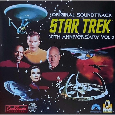 OST - Star Trek (Yellow/Black Splatter) (0194111034402) виниловая пластинка - фото 1