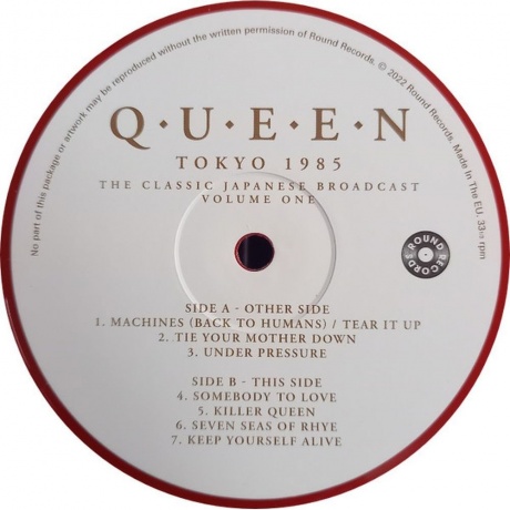 Queen - Tokyo 1985 Vol.1 (Red) (0803343269796) виниловая пластинка - фото 6