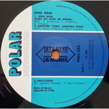 ABBA - Ring Ring (Half Speed) (0602445928385) виниловая пластинка - фото 3