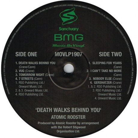 Atomic Rooster - Death Walks Behind You (8719262004108) виниловая пластинка - фото 5