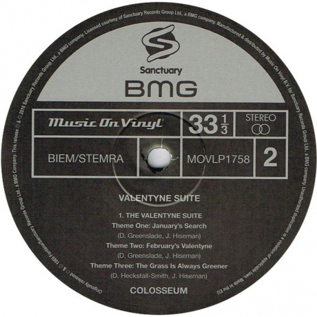 Colosseum - Valentyne Suite (8719262002340) виниловая пластинка - фото 5
