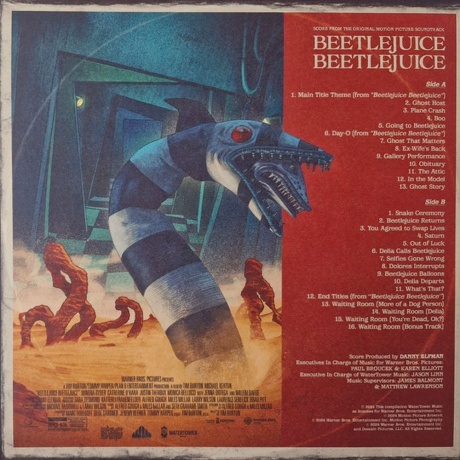 OST - Beetlejuice Beetlejuice (Danny Elfman) (coloured) (0850068977666) виниловая пластинка - фото 2