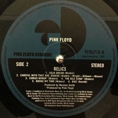 Pink Floyd - Relics (0888751843417) виниловая пластинка - фото 4