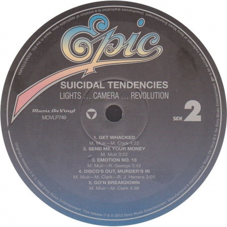 Suicidal Tendencies - Lights...Camera...Revolution! (8718469532544) виниловая пластинка - фото 4