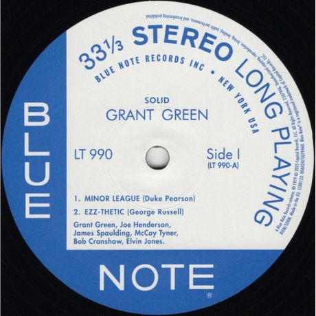 Grant Green - Solid (0602475079460) виниловая пластинка - фото 3