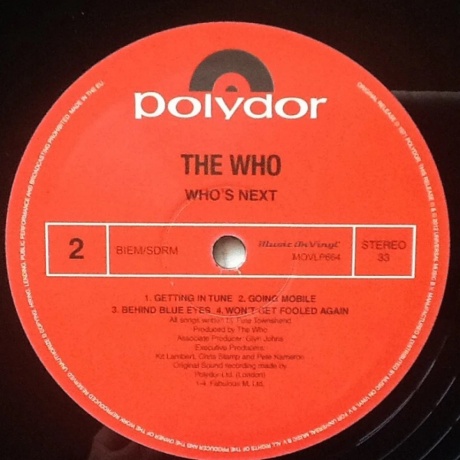 The Who - Who's Next (0600753411087) виниловая пластинка - фото 3