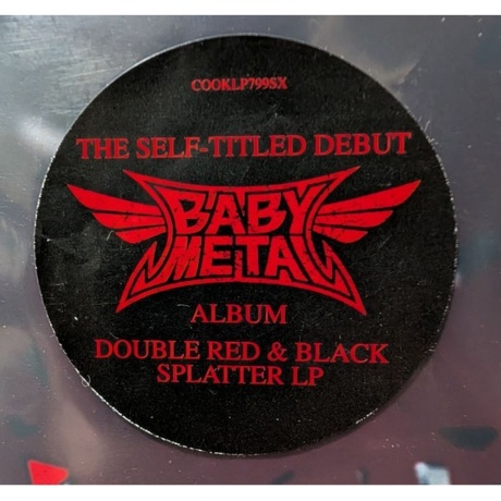 Babymetal - Babymetal (Red &amp; Black Splatter) (0711297411201) виниловая пластинка - фото 6