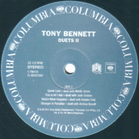 Tony Bennett - Duets Ii (8713748982713) виниловая пластинка - фото 7