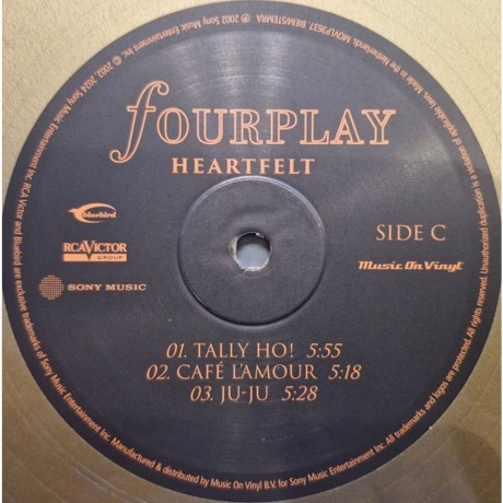 Fourplay - Heartfelt (Gold) (8719262036062) виниловая пластинка - фото 5