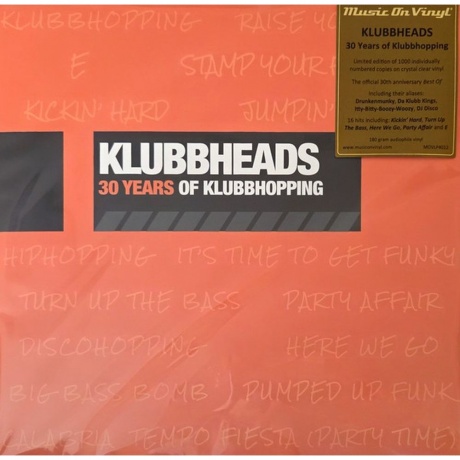 Klubbheads - 30 Years Of Klubbhopping (Transparent) (8719262042421) виниловая пластинка - фото 1