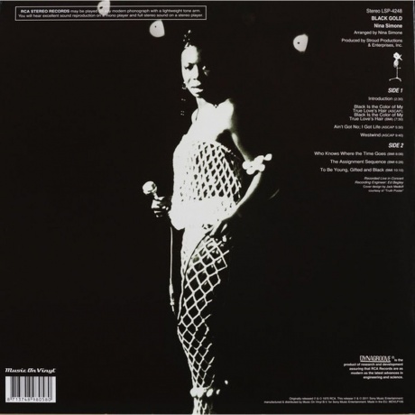 Nina Simone - Black Gold (8713748980580) виниловая пластинка - фото 2