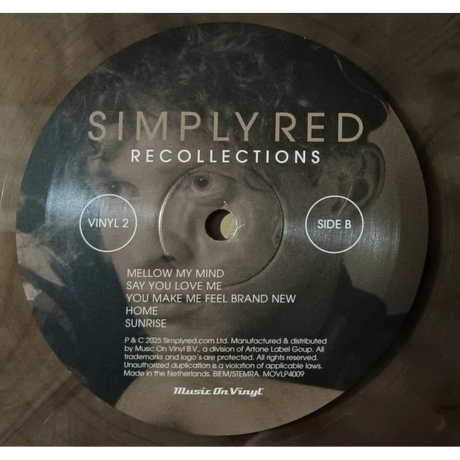 Simply Red - Recollections (Smokey Marbled) (8719262042278) виниловая пластинка - фото 9
