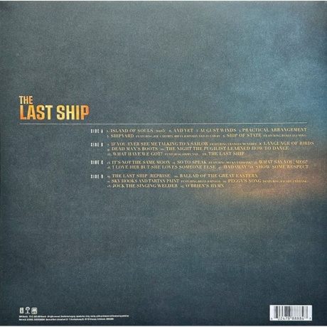 Sting - The Last Ship (0602478888847) виниловая пластинка - фото 4