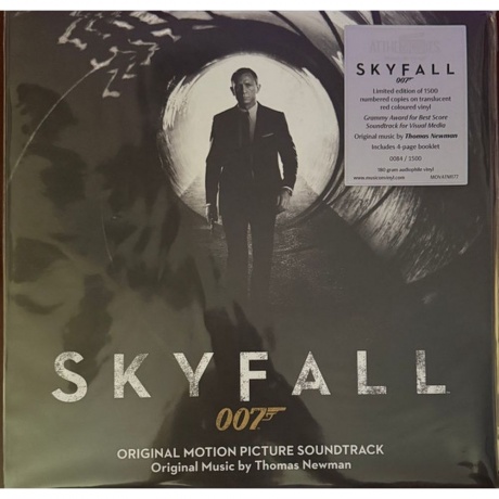 OST - Skyfall (Thomas Newman) (coloured) (8719262037137) виниловая пластинка - фото 1