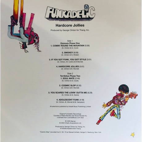 Funkadelic - Hardcore Jollies (5060767443095) виниловая пластинка - фото 2