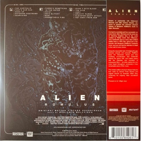 Ost - Alien: Romulus (Benjamin Wallfisch) (0810155840617) виниловая пластинка - фото 5
