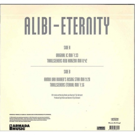 Dj Alibi - Eternity (V12) (Coloured) (8719262038974) виниловая пластинка - фото 2