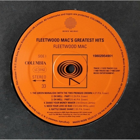 Fleetwood Mac - Greatest Hits (0198029549010) виниловая пластинка - фото 3