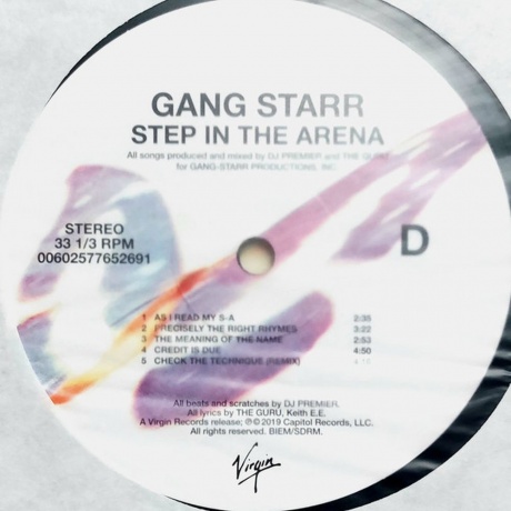 Gang Starr - Step In The Arena (0602577555855) виниловая пластинка - фото 6