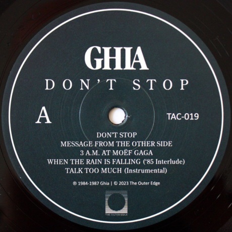 Ghia - Don'T Stop (4251804142335) виниловая пластинка - фото 3