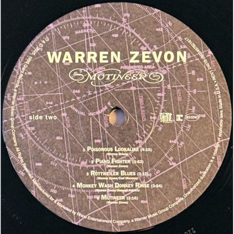 Warren Zevon - Mutineer (0603497821617) виниловая пластинка - фото 4