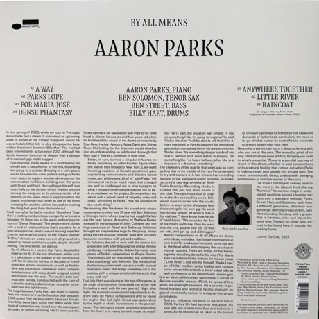 Aaron Parks - By All Means (0602478372124) виниловая пластинка - фото 2