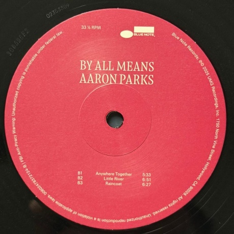 Aaron Parks - By All Means (0602478372124) виниловая пластинка - фото 4