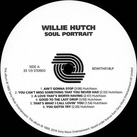 Willie Hutch - Soul Portrait (8713748984892) виниловая пластинка - фото 3