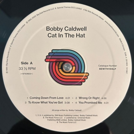 Bobby Caldwell - Cat In The Hat (4251804141987) виниловая пластинка - фото 4