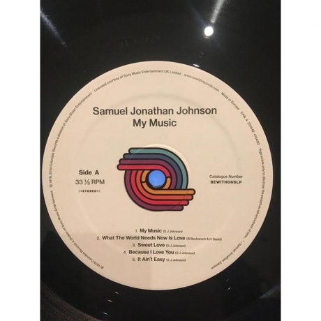 Samuel Jonathan Johnson - My Music (4251648413400) виниловая пластинка - фото 4