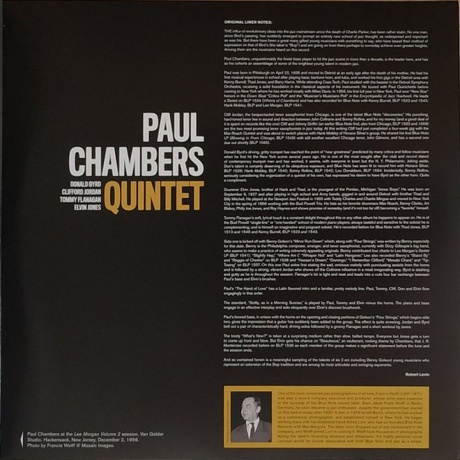Paul Chambers - Paul Chambers Quintet (8436569193440) виниловая пластинка - фото 4