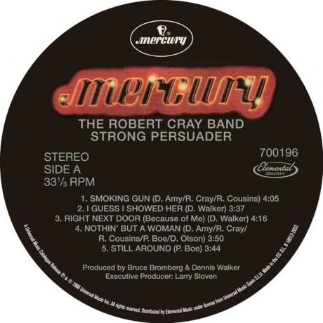 Robert Cray - Strong Persuader (0600753975473) виниловая пластинка - фото 4