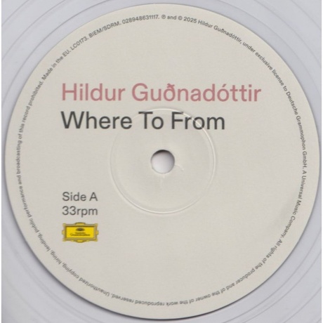 Hildur Gudnadottir - Where To From (Coloured) (0028948631117) виниловая пластинка - фото 3