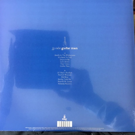 J.J. Cale - Guitar Man (5060525434358) виниловая пластинка - фото 2