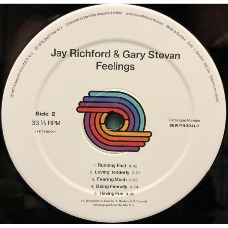 Jay Richford &amp; Gary Stevan - Feelings (4251804123709) виниловая пластинка - фото 4