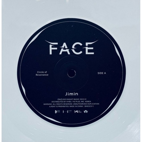 Jimin - Face (coloured) (8809929740439) виниловая пластинка - фото 5