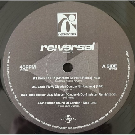 Various Artists - Reversal 001 (45 Rpm) (0602478935749) виниловая пластинка - фото 3