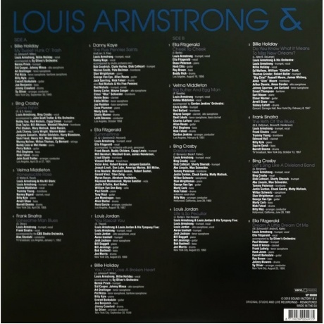 Louis Armstrong - Vocal Duets (8719039004935) виниловая пластинка - фото 2