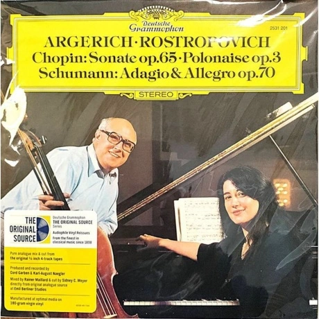 Mstislav Rostropovic & Martha Argerich - Chopin: Sonate op.65; S...