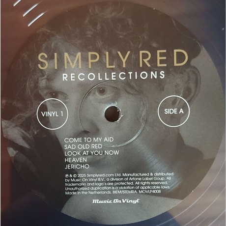 Simply Red - Recollections (Box) (coloured) (8719262042261) виниловая пластинка - фото 3